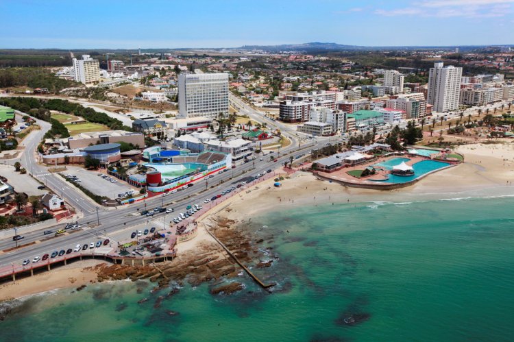 Gqeberha (Port Elizabeth) harbour and beachfront, ASC Pest Control head office