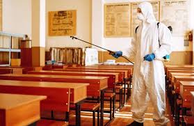 School canteen and kitchen, safe scheduled pest control programme for educational facilities